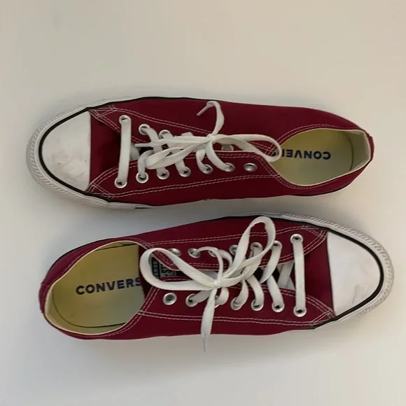 Chuck Taylor All Star Low Top Converse sneakers Red - Picture 2 of 5